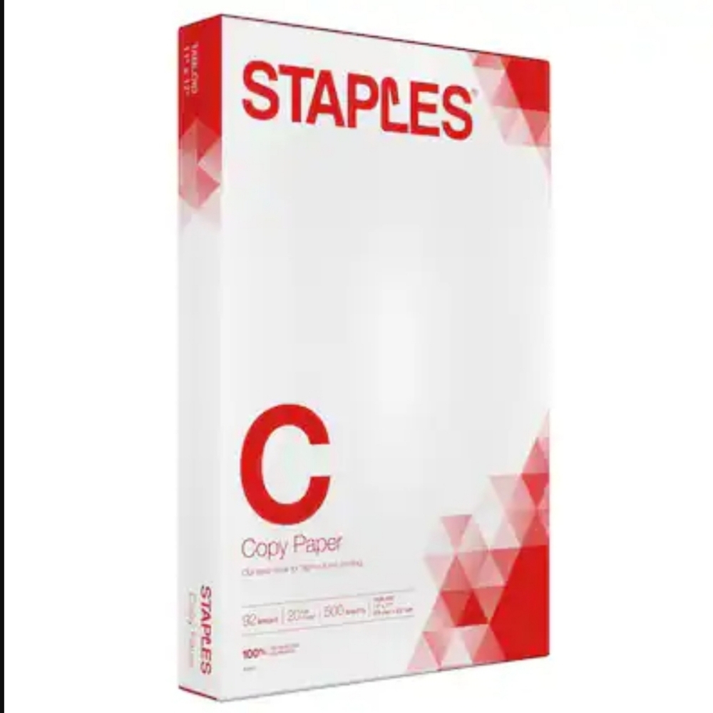 Staples Copy Paper 11x17 500 Sheets